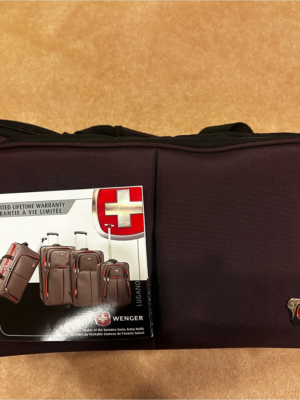 Wenger Swiss Travel Duffel Rolling Luggage - purple